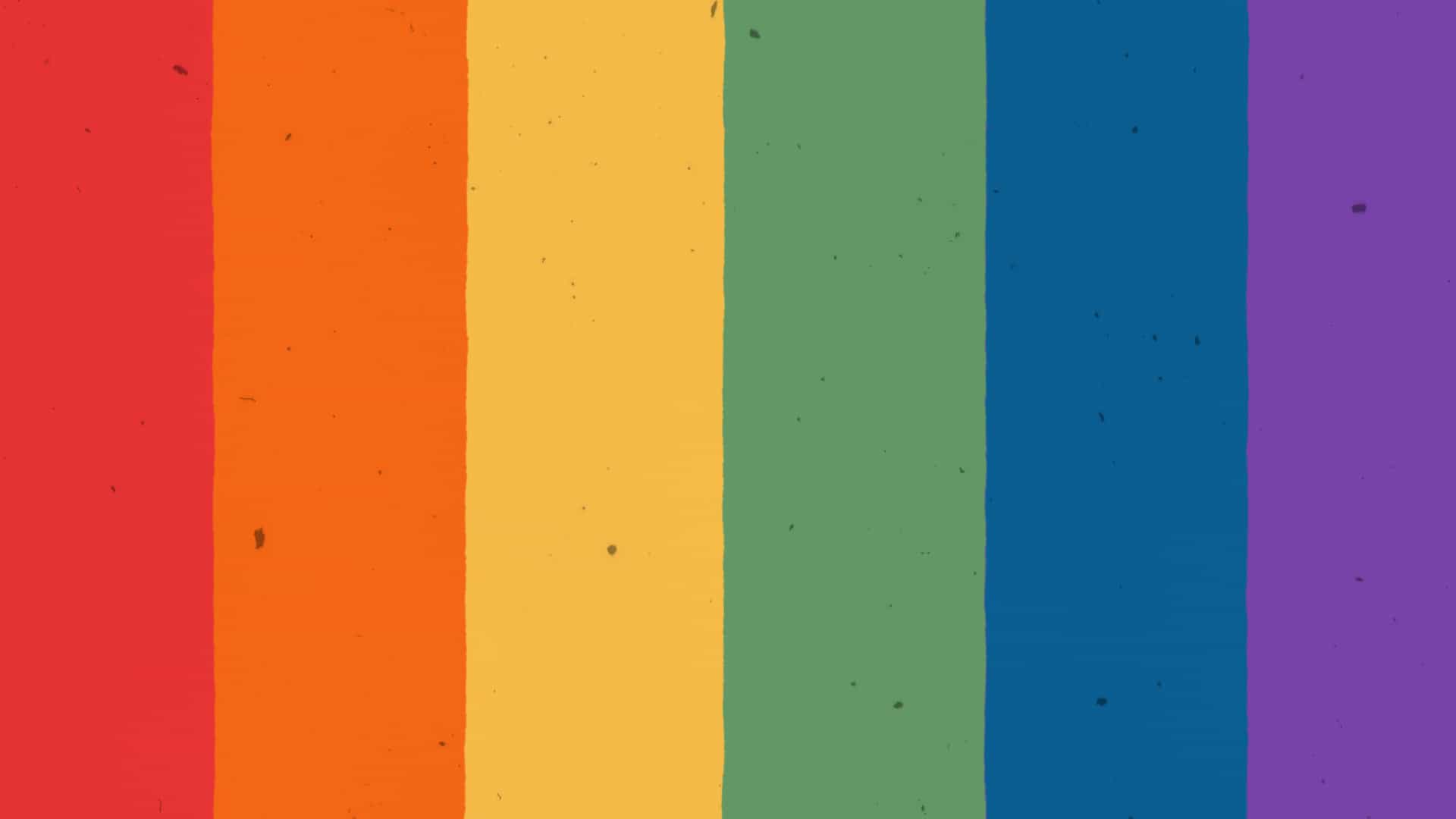 Fondo de pantalla de la bandera LGBTQIA+ – Coliseu Geek