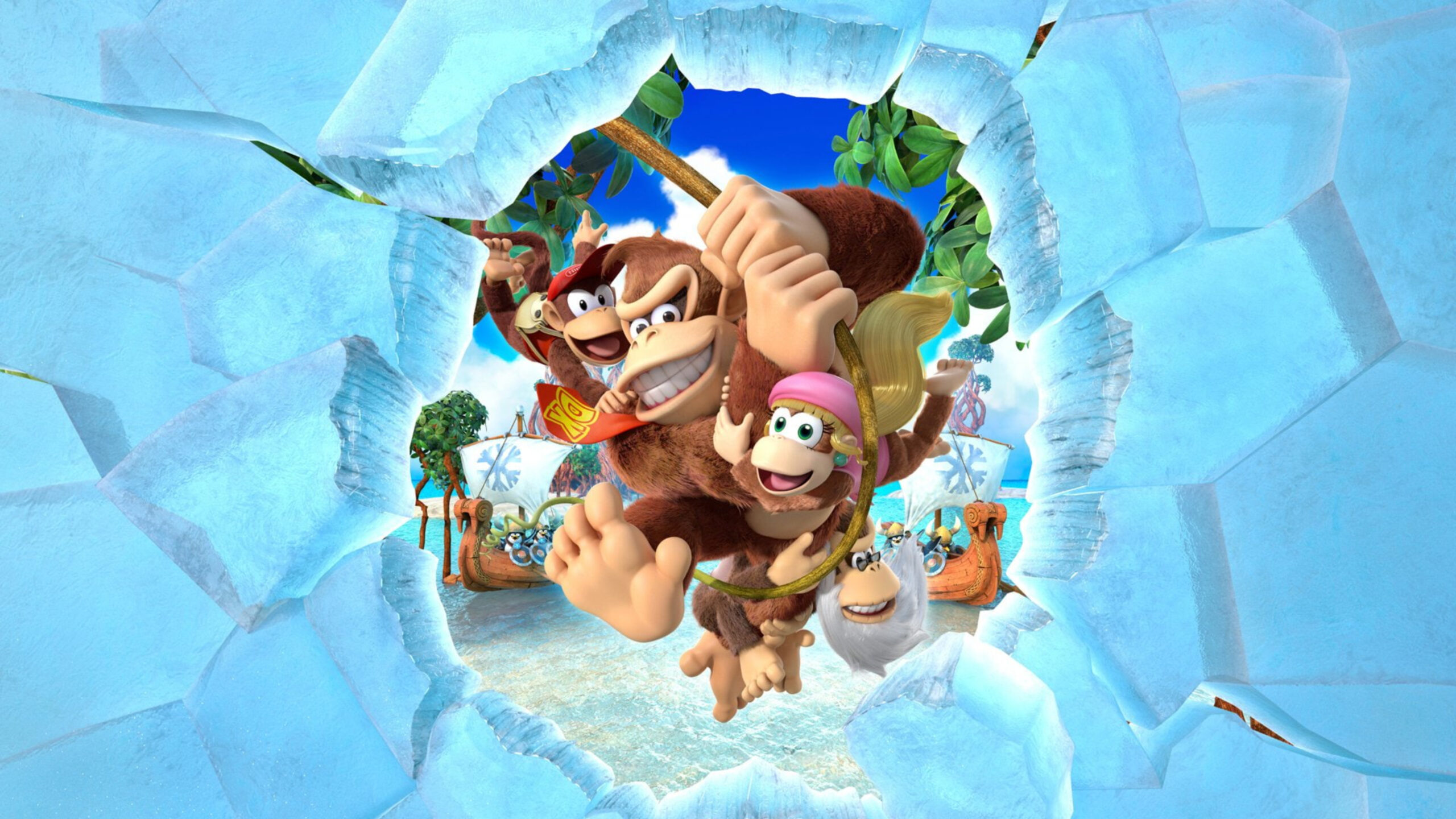 Congelación tropical del país de Donkey Kong